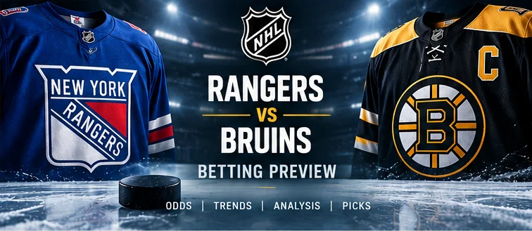 Rangers at Bruins Opening Night Betting Preview: Goaltending, Lines and Market Timing